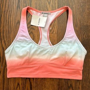F-21 tye dye sports bra